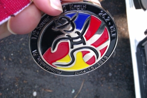 My finishers medal!